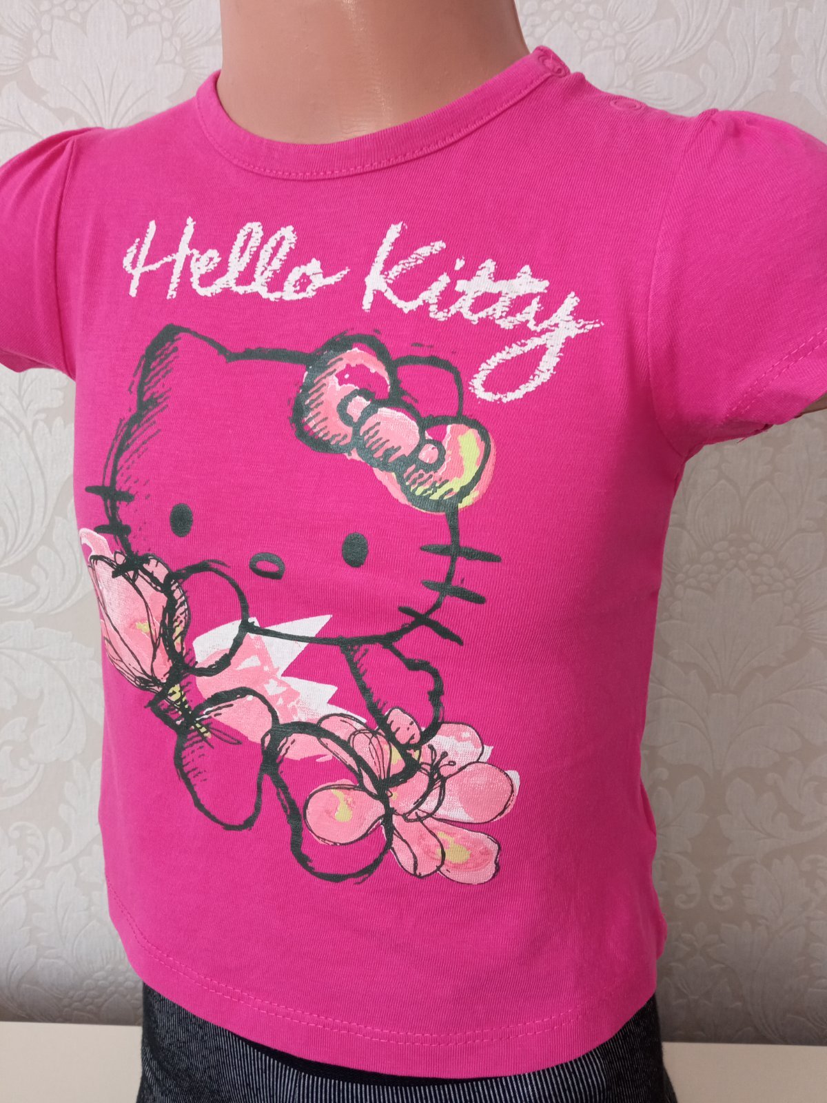 Ružové tričko Hello Kitty (80)