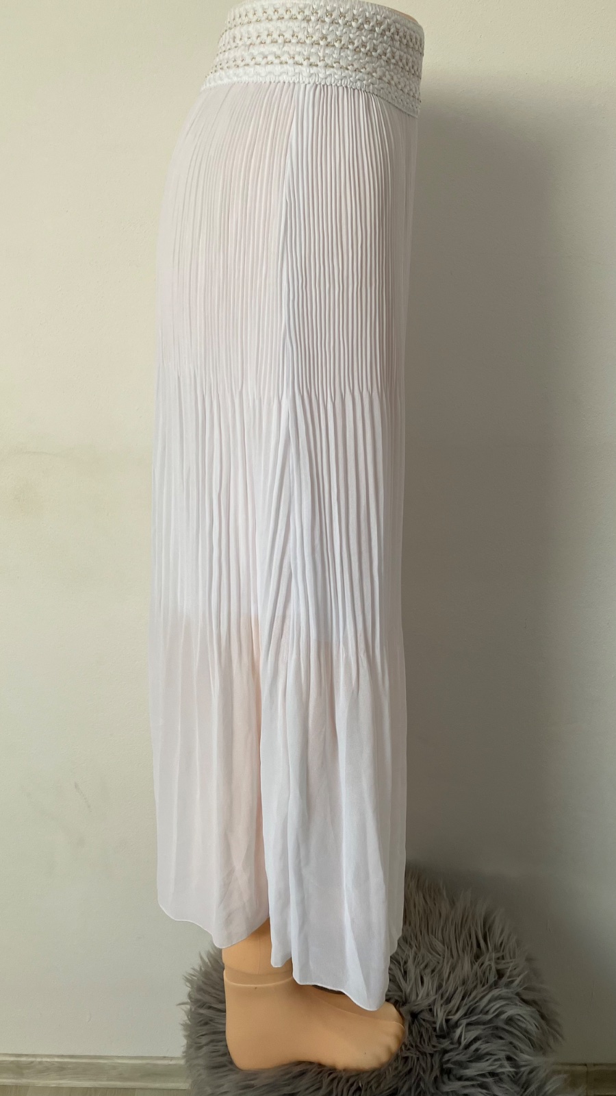 Biela maxi sukna (S/M)