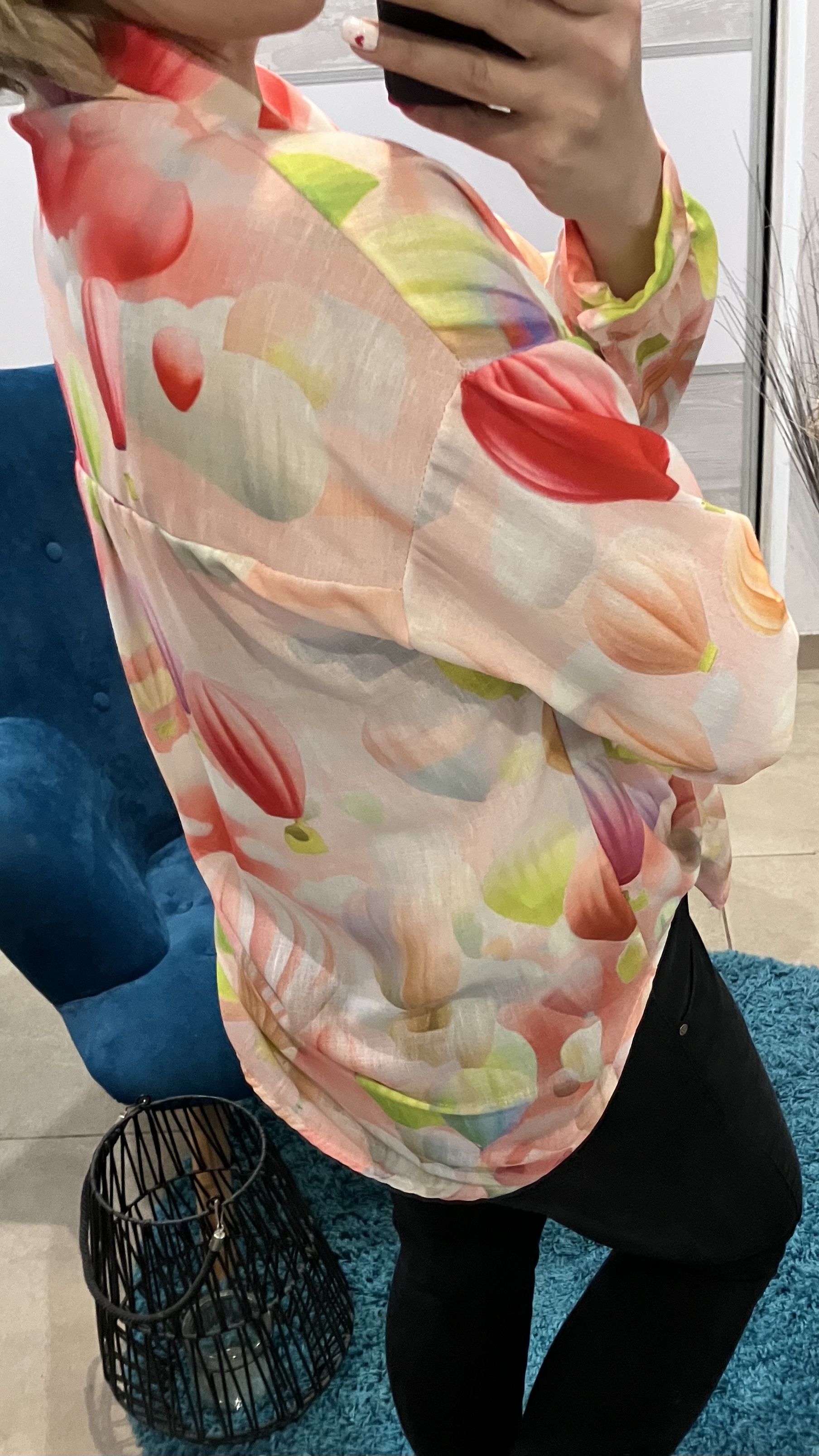 Dámska vzorovaná košeľa (UNI - S,M,L,XL)