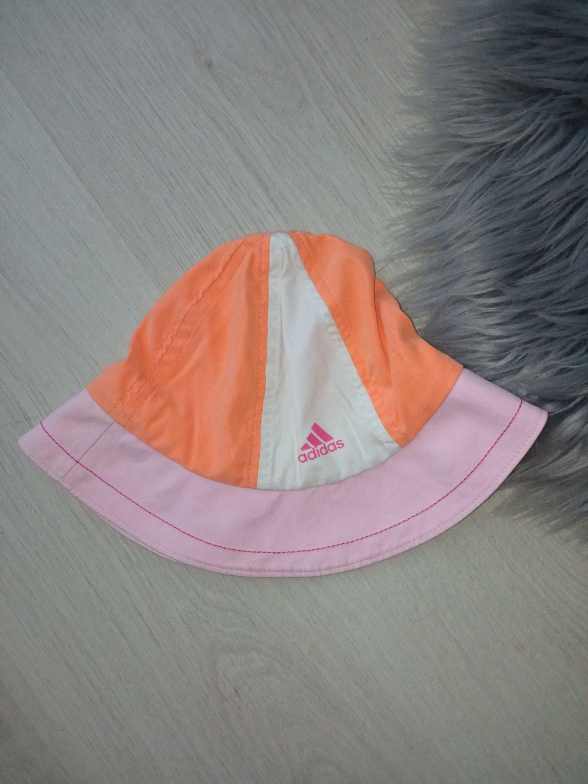 Ružovo-oranžový klobúčik Adidas
