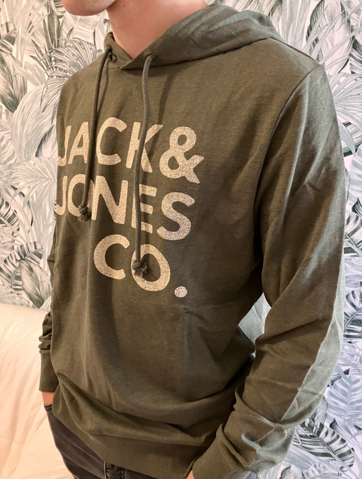 Mikinové tričko s kapucňou a nápisom JackJones (L)