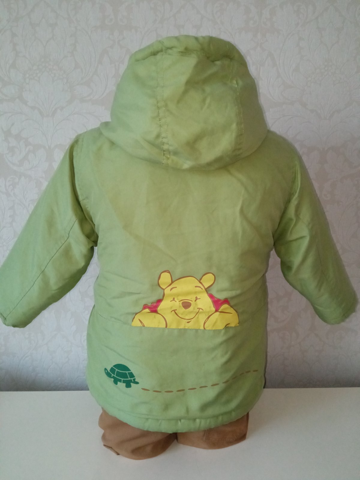 Zelená zimná bunda Macko Pooh (23 mes.)