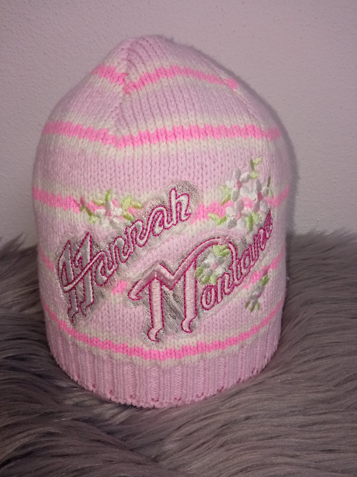 Ružová prechodná čiapka Hannah Montana (116)