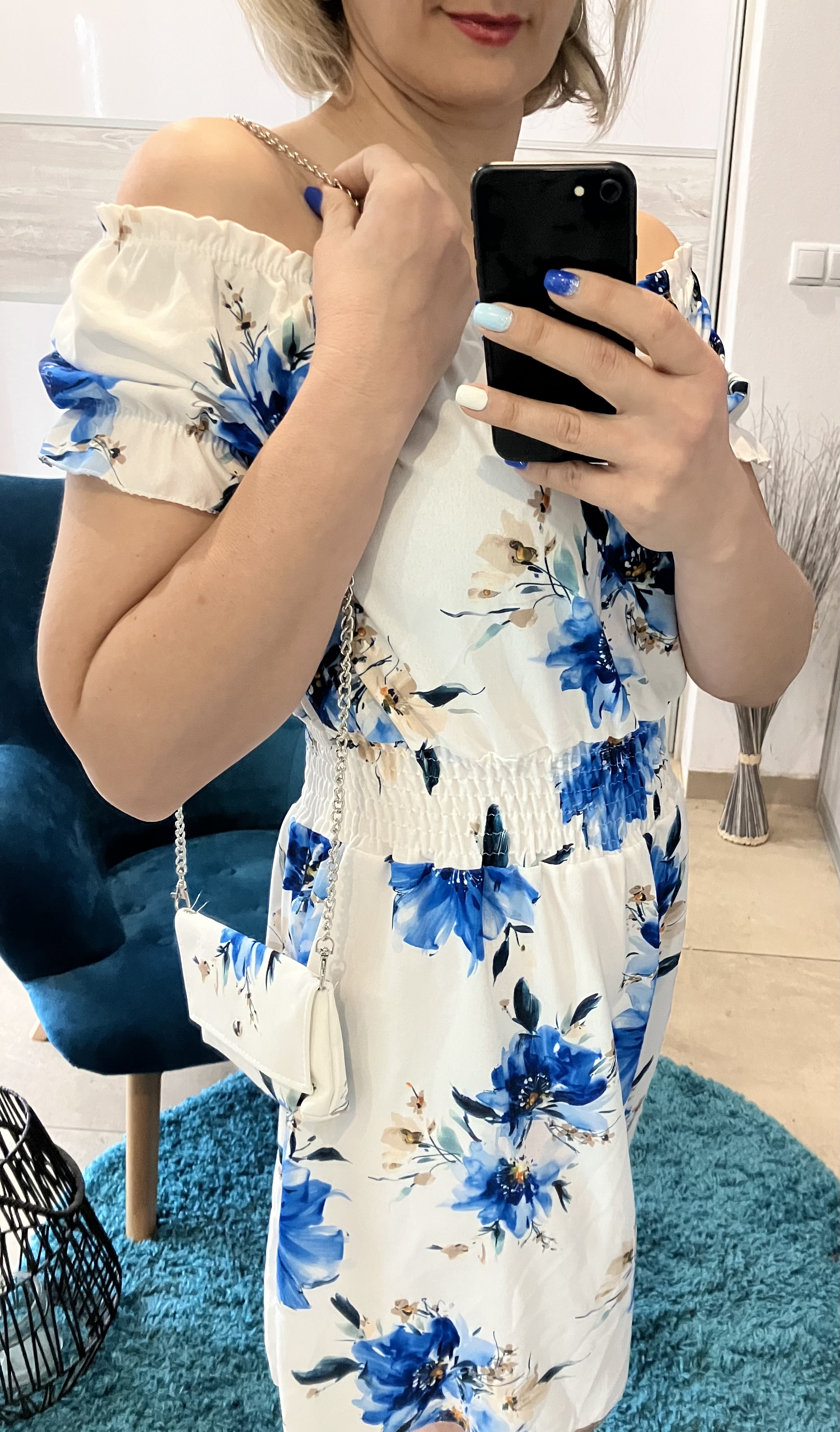 Dámske šaty s malou kabelkou (UNI - S,M,L)