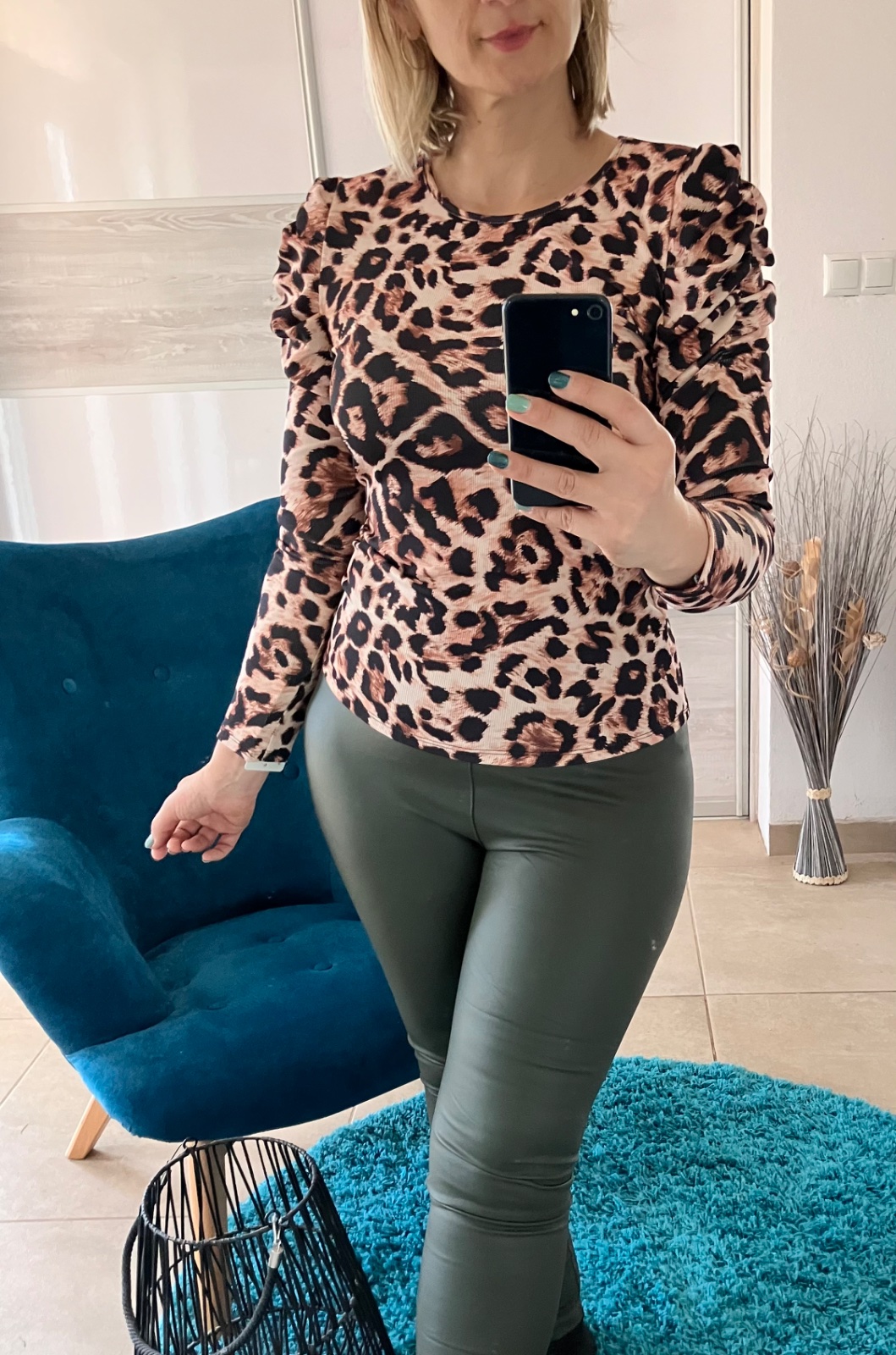 Dámske leopardie tričko (UNI - S,M,L)
