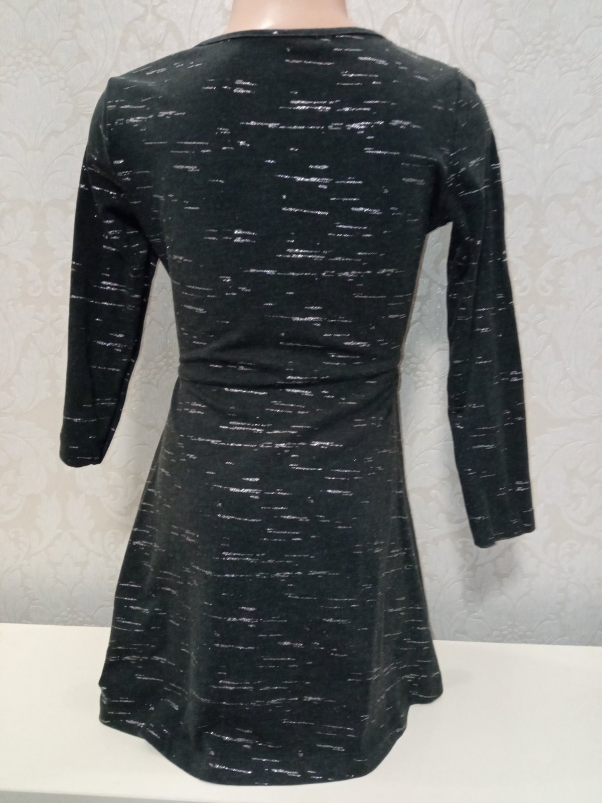 Sivo-strieborné šaty Pepperts (6-8 r.)