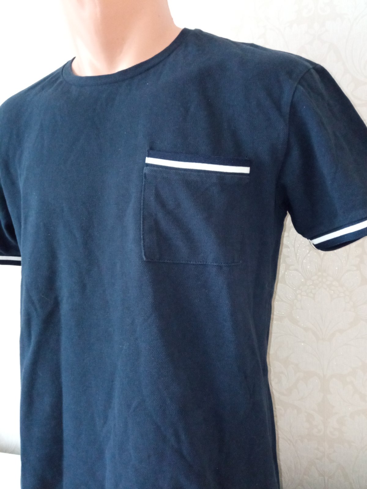 Tmavomodré tričko Zara (M)