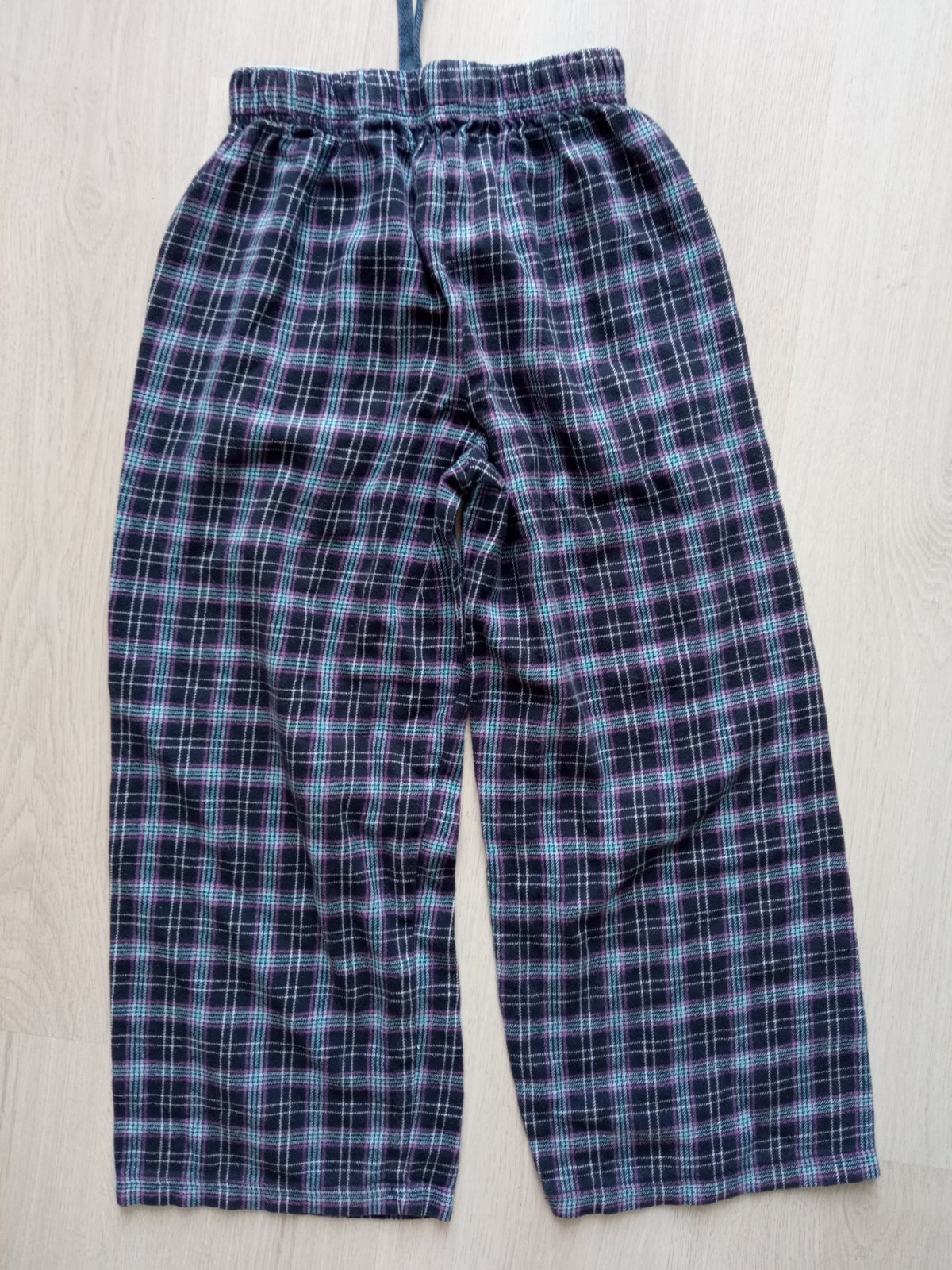 Kockované pyžamové nohavice M&S (140)