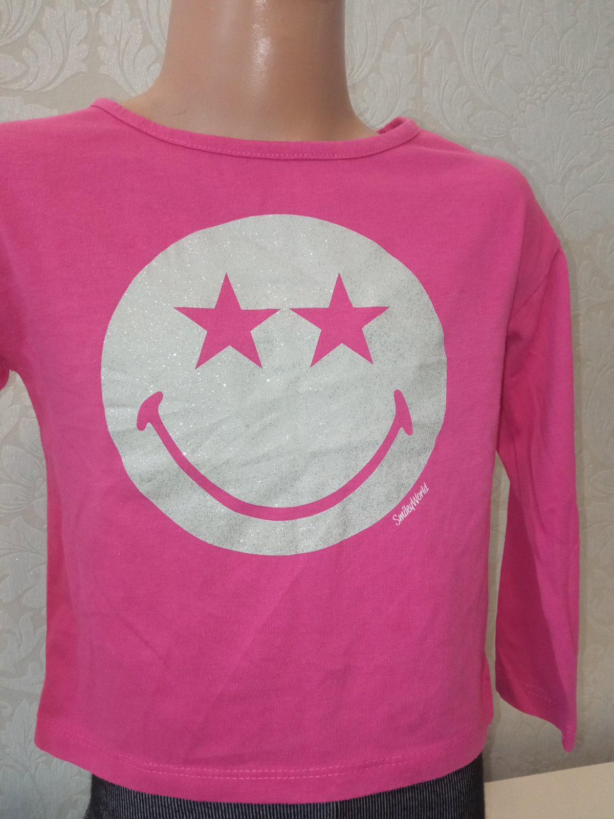 Ružové tričko Smiley (92)