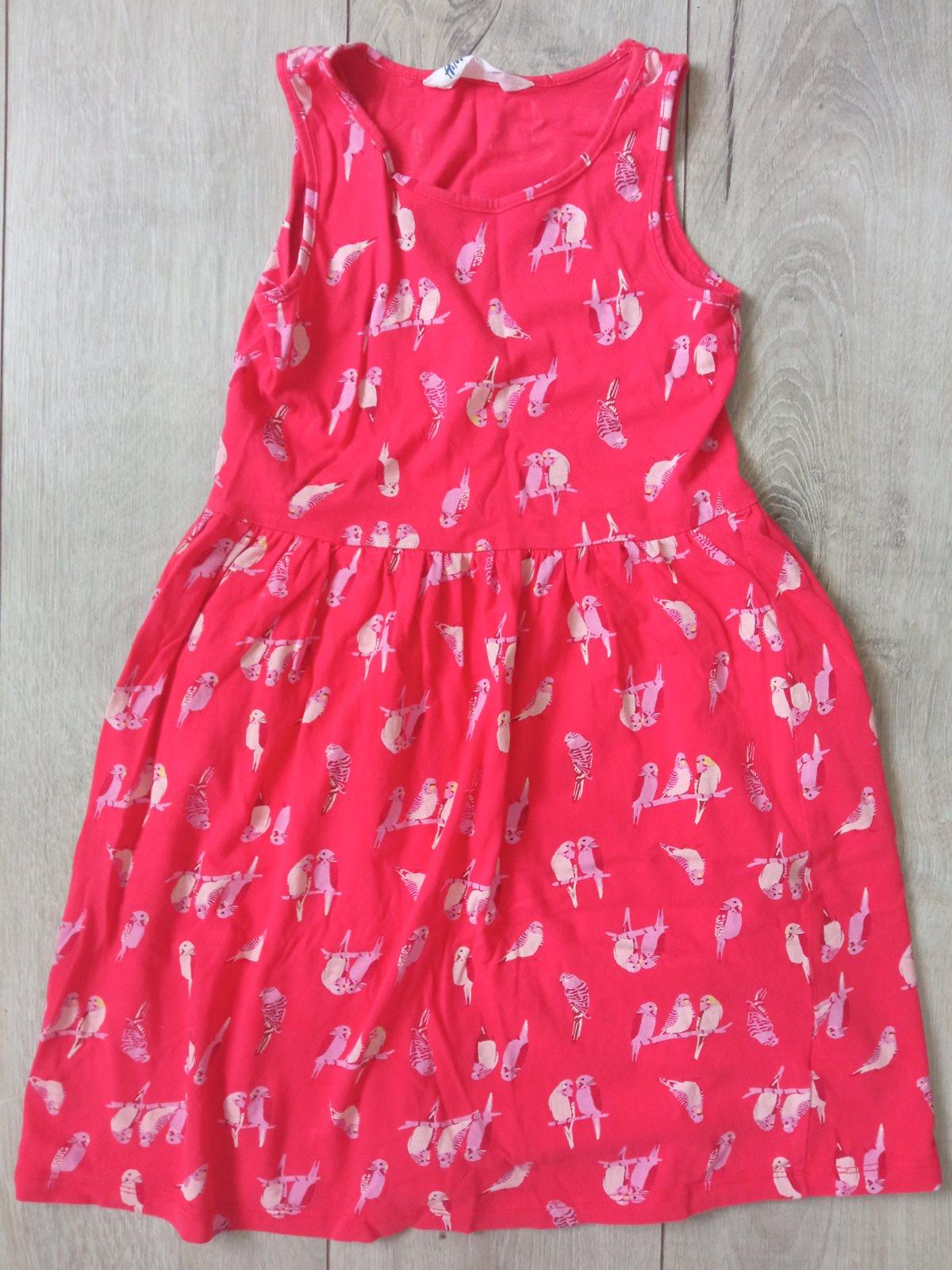 Červené šaty letné H&M (134-140)