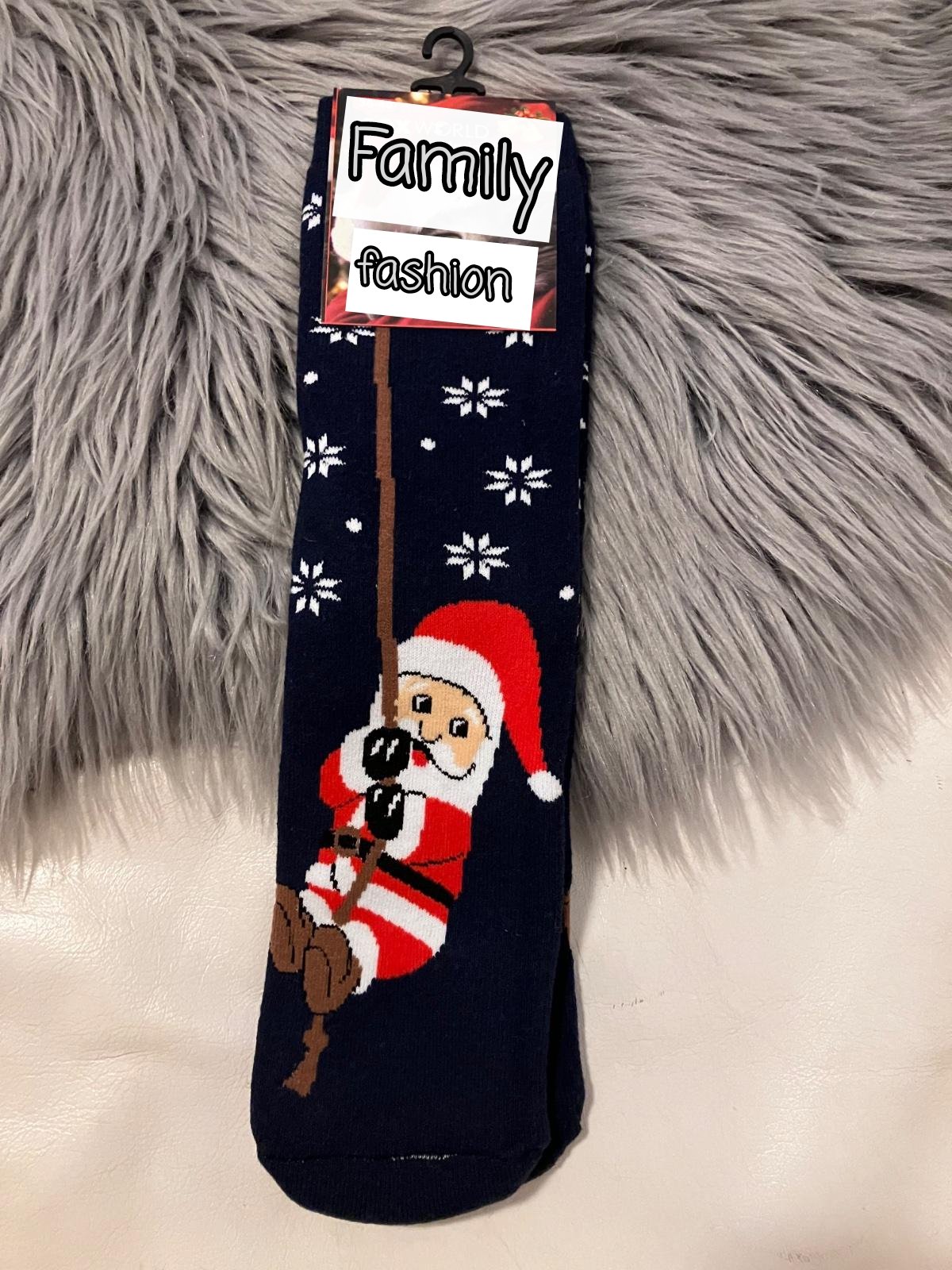 Hrubé vianočné ponožky Mikuláš (36-40)