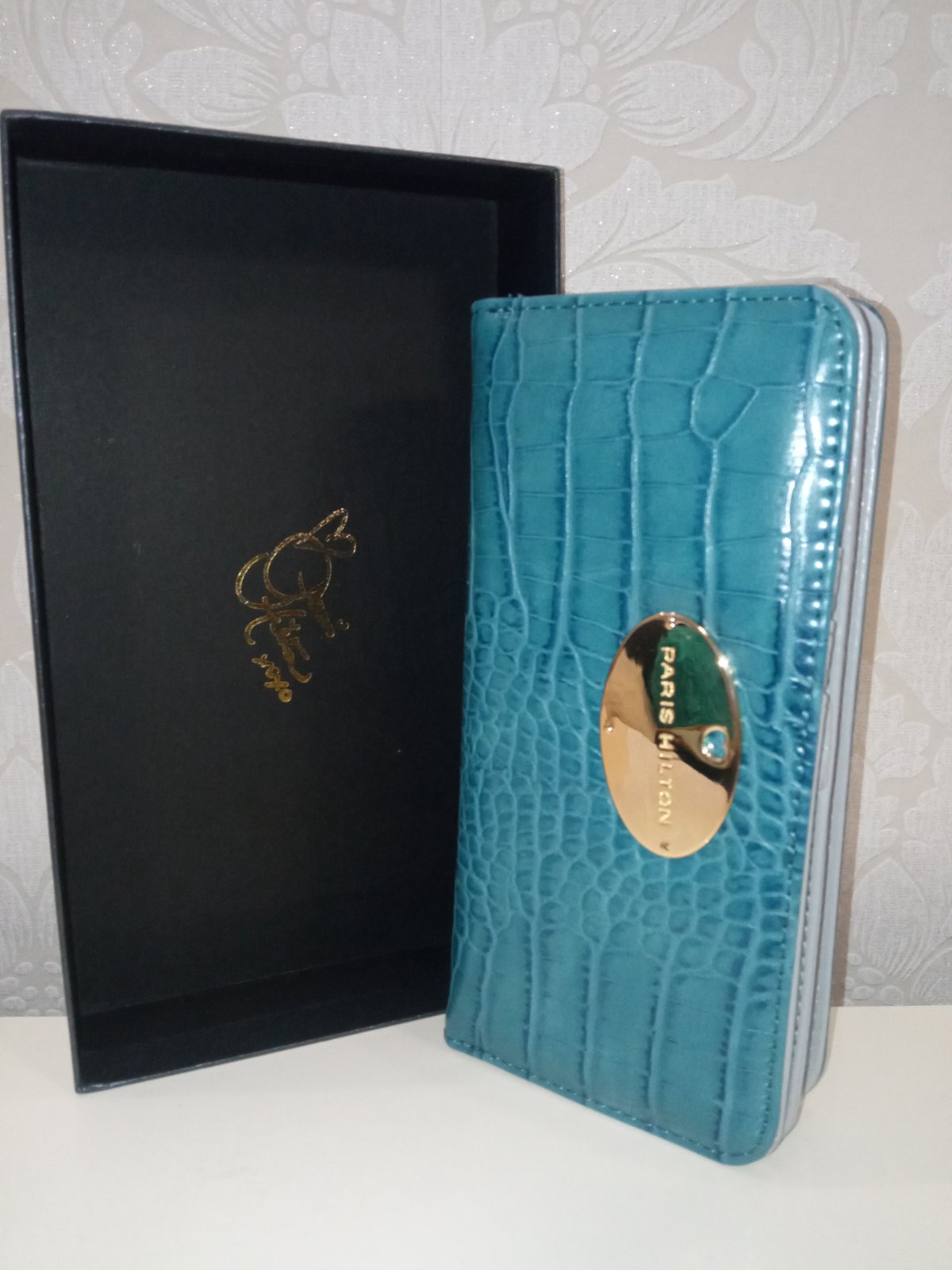 Tyrkysová peňaženka Green Blume Paris Hilton