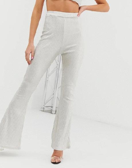 Vrúbkované legíny Bershka (L/30)