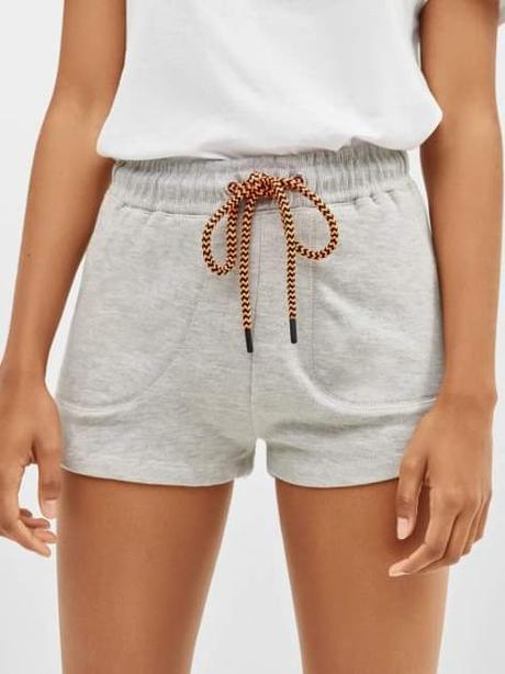 Sivé šortky Bershka (XS)