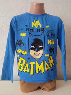 Modré tričko Batman (6-7 r.)