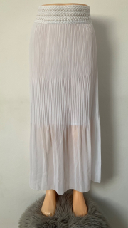 Biela maxi sukna (S/M)