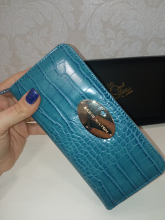 Tyrkysová peňaženka Green Blume Paris Hilton