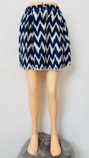 Modro-biela vzorovaná sukňa Next (M)