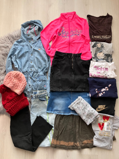 Mix dievčenského oblečenia jeseň zima 152