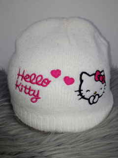 Biela prechodná čiapka Hello Kitty (98)