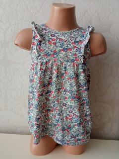Kvetované šaty s volánmi H&M (80)