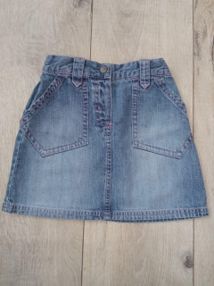 Modrá džínsová sukňa (2-3 r.)