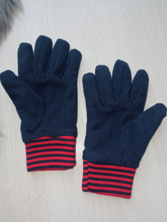 Tmavomodré päťprstové rukavice (UNI)