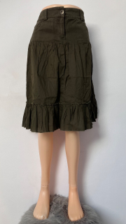 Khaki zelená sukňa (38)