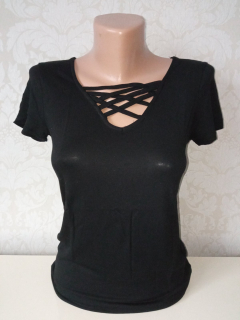 Čierne tričko Amisu (S)