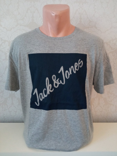 Sivé tričko krátky rukáv Jack Jones (L)