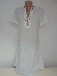 Letné biele šaty (S)